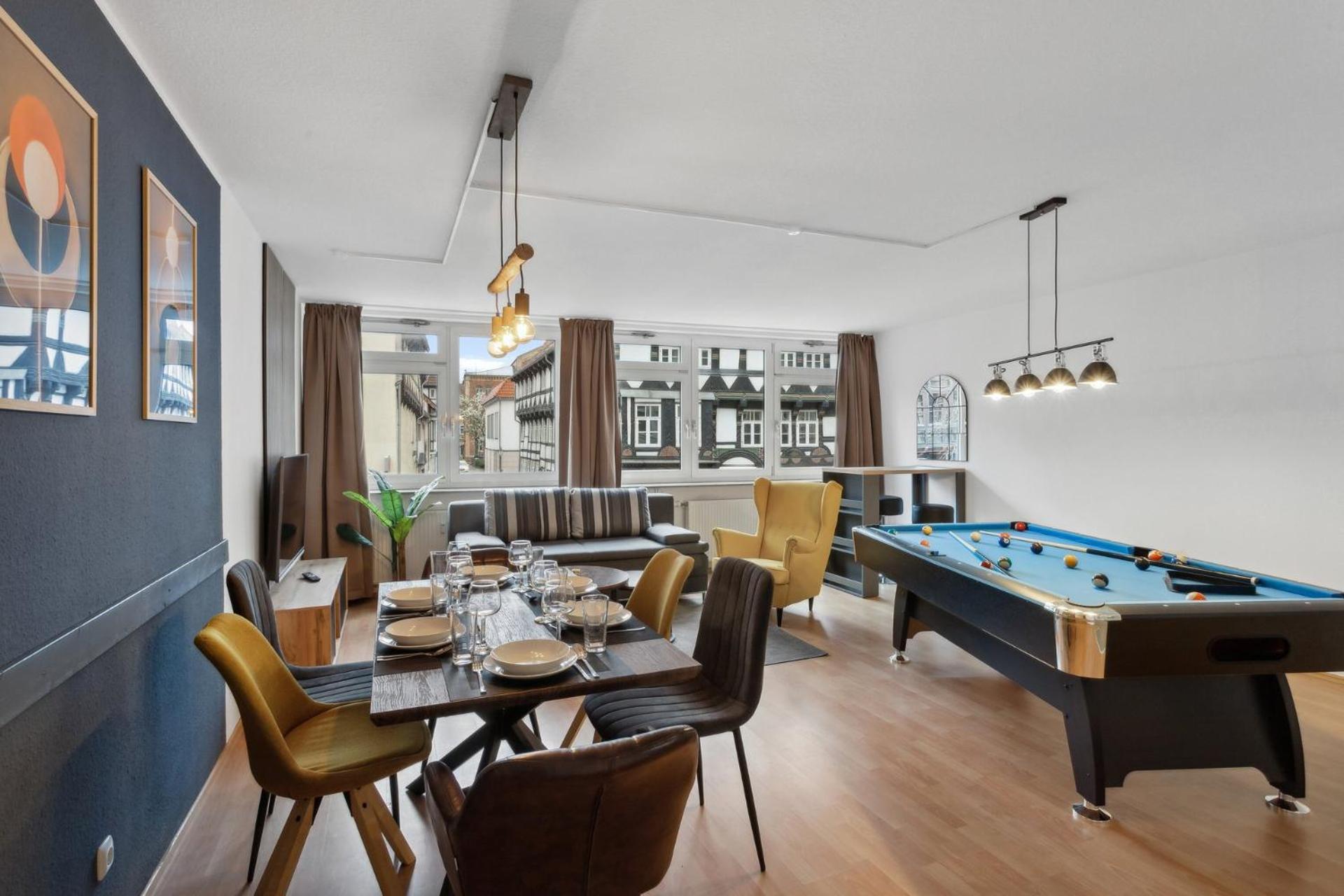 Charysma - Billard-Loft, Fussgaengerzone, Schlafzimmer Mit Smart-Tv, Parkplatz Hamelin Kültér fotó
